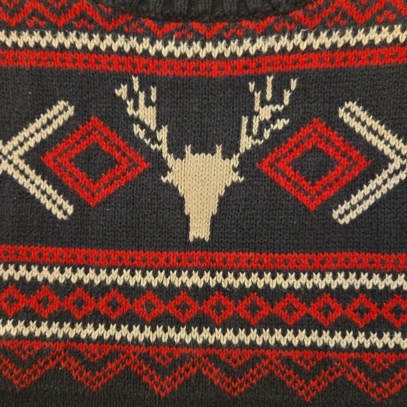VTG American Living Ralph Lauren Mens Crewneck Deer Sweater Size XXL - Picture 2 of 10